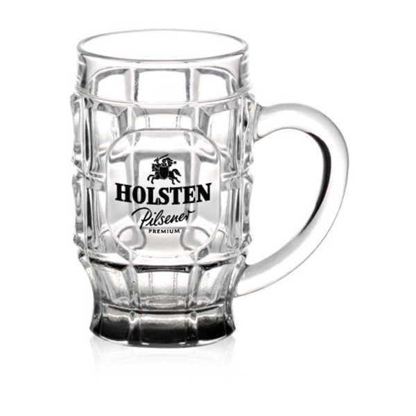 17.75 oz. Dimpled Glass Beer Mugs - Image 2