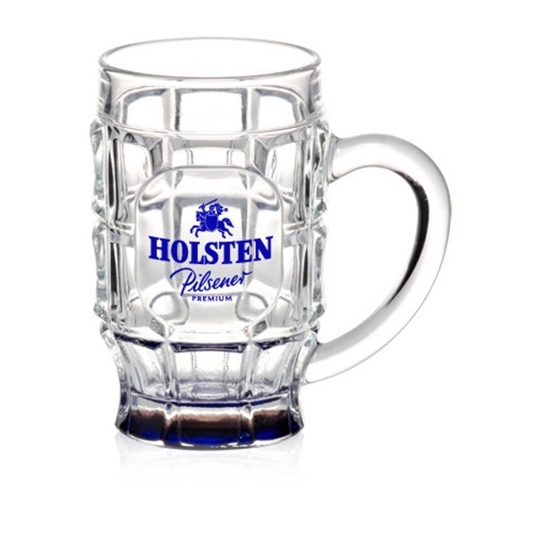 17.75 oz. Dimpled Glass Beer Mugs - Image 3