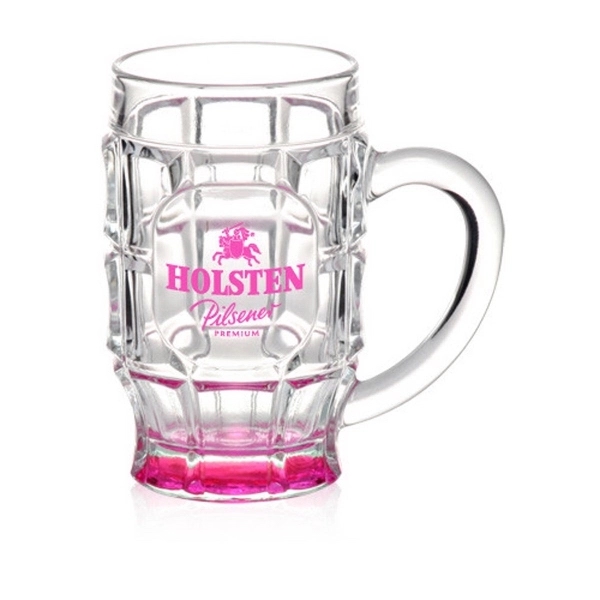 17.75 oz. Dimpled Glass Beer Mugs - Image 8