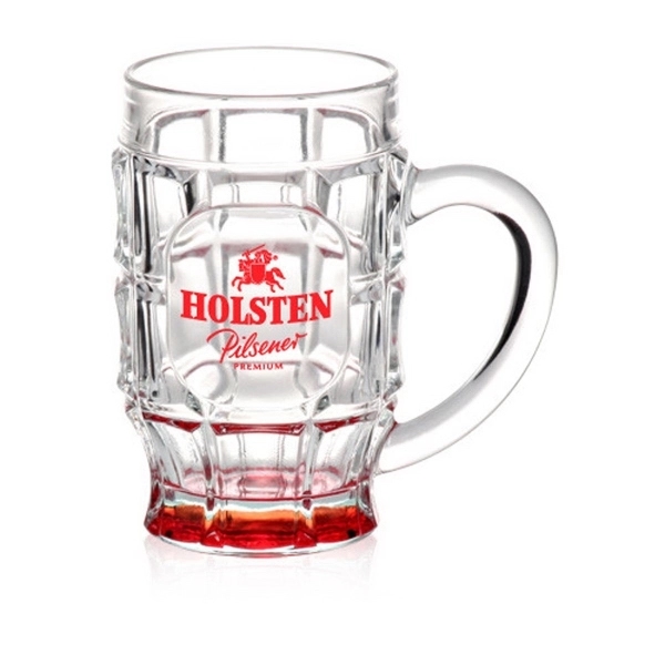 17.75 oz. Dimpled Glass Beer Mugs - Image 10