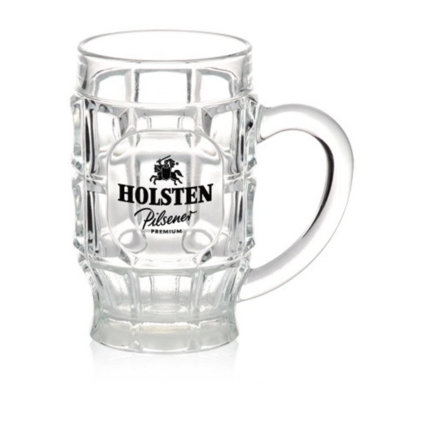 17.75 oz. Dimpled Glass Beer Mugs - Image 11