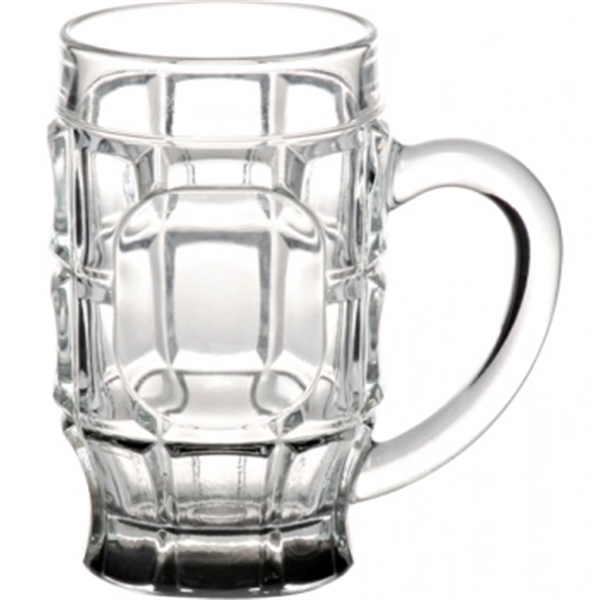 17.75 oz. Dimpled Glass Beer Mugs - Image 12