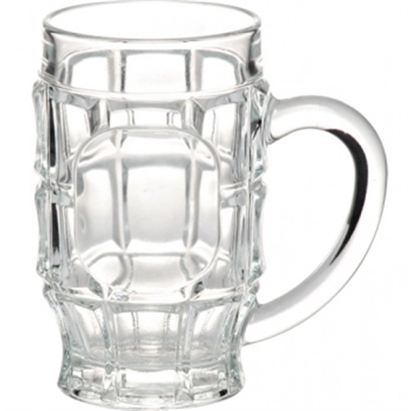 17.75 oz. Dimpled Glass Beer Mugs - Image 14