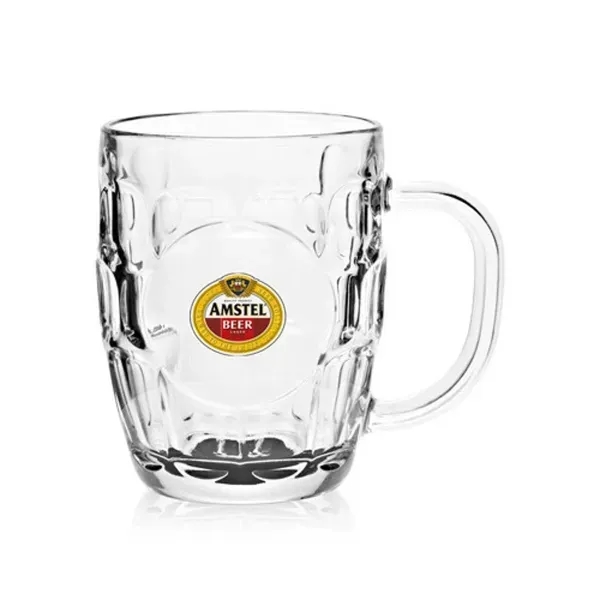 20 oz. ARC Britannia Glass Beer Mugs - Image 1