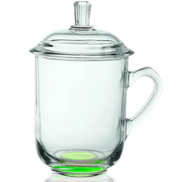 13 oz. Glass Tea Cups with Lids - Image 14