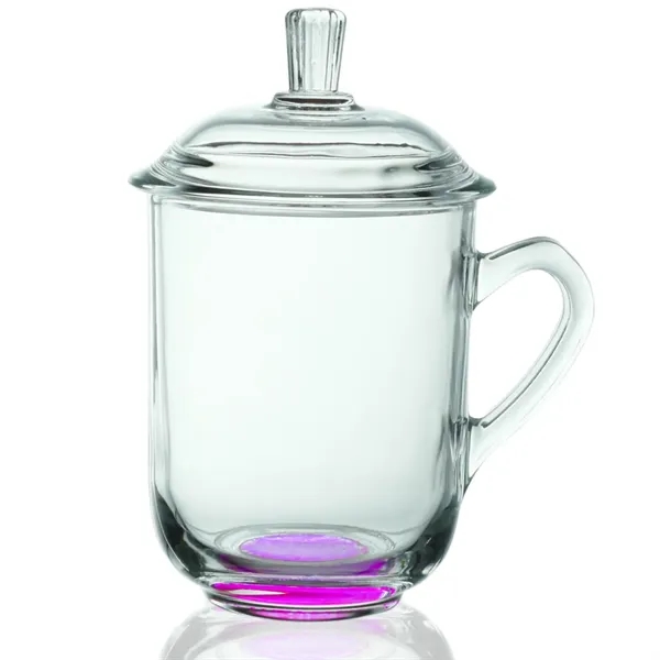 13 oz. Glass Tea Cups with Lids - Image 16