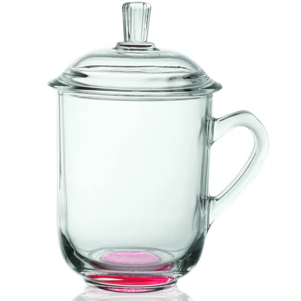 13 oz. Glass Tea Cups with Lids - Image 17