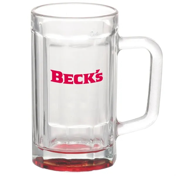15 oz. Sports Fan Glass Beer Mugs - Image 1