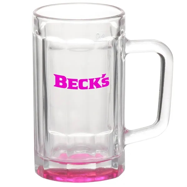 15 oz. Sports Fan Glass Beer Mugs - Image 3
