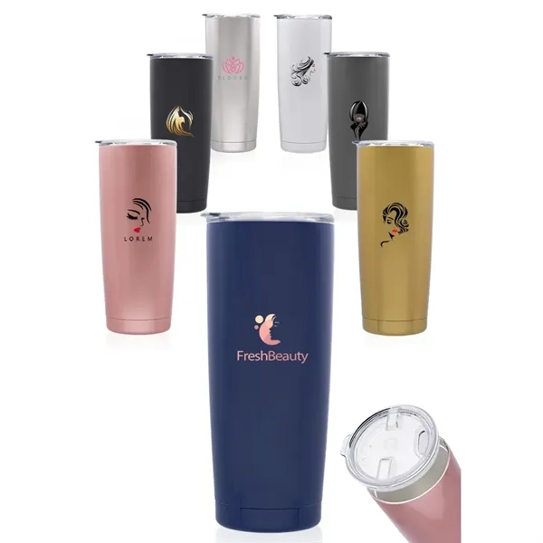 20 oz. Pipette Stainless Steel Coffee Tumbler - Image 1