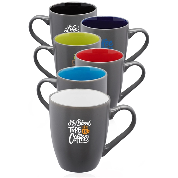 12 oz. Rhodes Two-Tone Bistro Coffee Mugs - Image 8