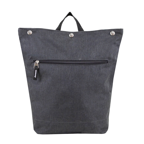Snap Top Padded Laptop Backpack - Image 3