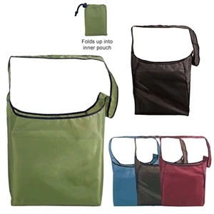 Blank, RPET Fold-away Sling Bag