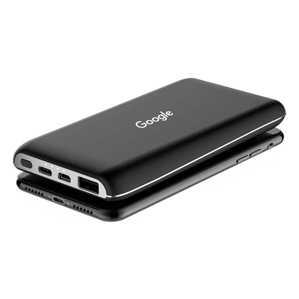Wireless 8000mAh Power Bank With Suction Cup And Light Logo - Image 3