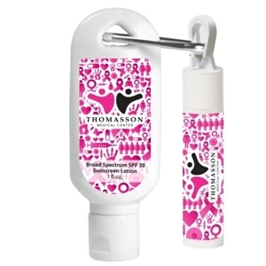 Kit: 1 oz. SPF30 Sunscreen Lotion with Carabiner and SPF1...