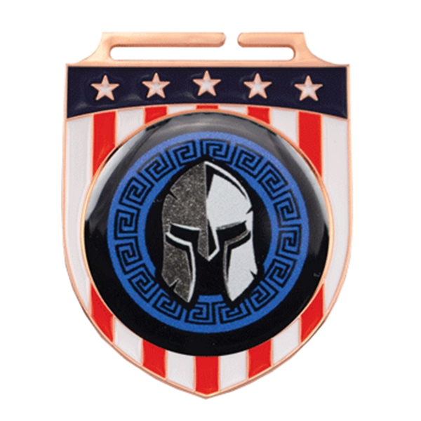 Express Vibraprint™ Patriotic Shield Insert Medallion - Image 3