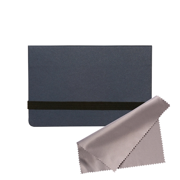 Business Card Sticky Pack with Microfiber Cleaning Cloth - Image 3