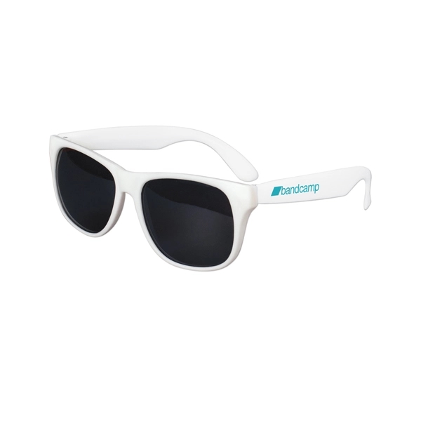 White Frame Classic Sunglasses - Image 9