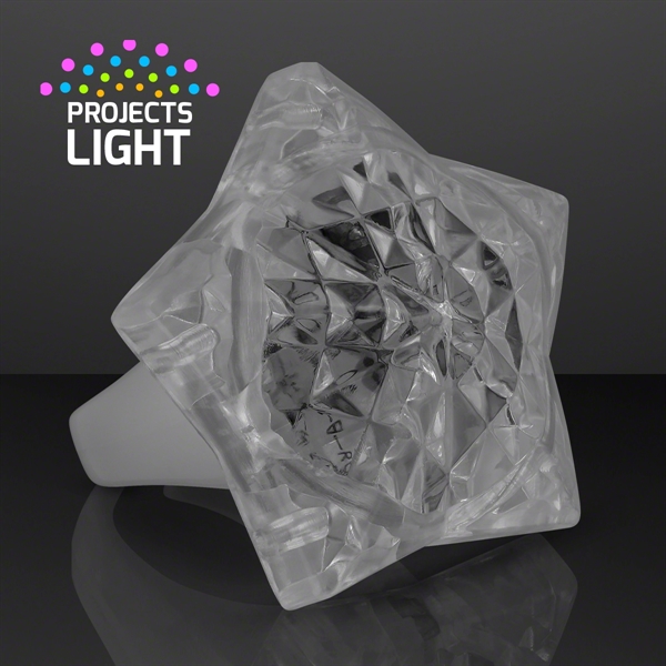 Light Up Crystal Star LED Ring - Image 3