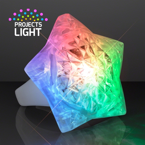Light Up Crystal Star LED Ring - Image 4