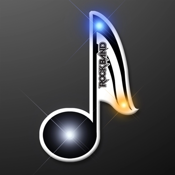 Music Note Flashing Pins - Image 1