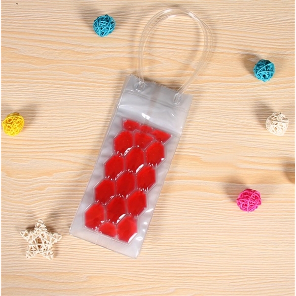 PVC plastic chilled wine bag - Image 2