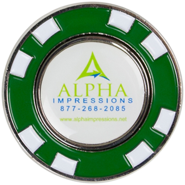 Metal Poker Chip Magnetic Ball Marker - Image 3