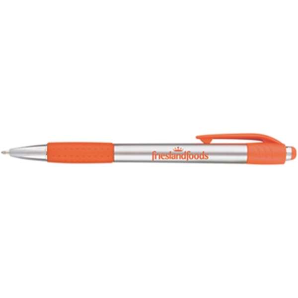 Silver Pen w/ Colored Gripper - Image 4