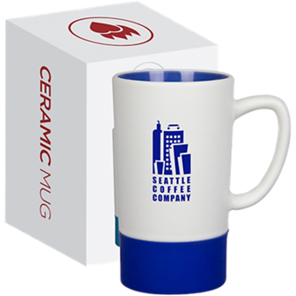 16 oz  Ceramic Mug with Silicone Accent - Image 4