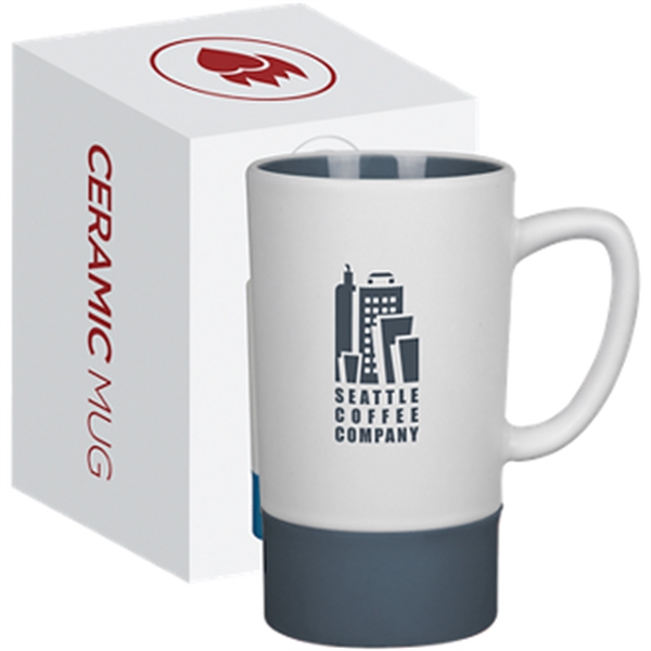 16 oz  Ceramic Mug with Silicone Accent - Image 5