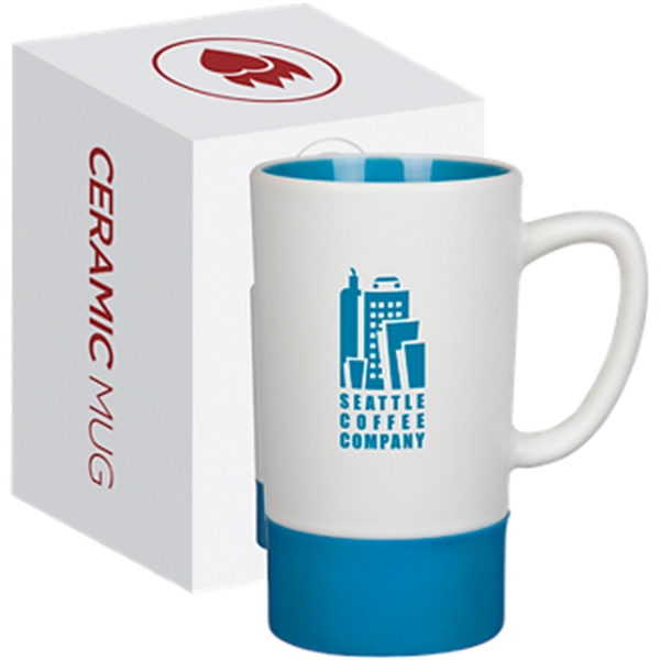 16 oz  Ceramic Mug with Silicone Accent - Image 6