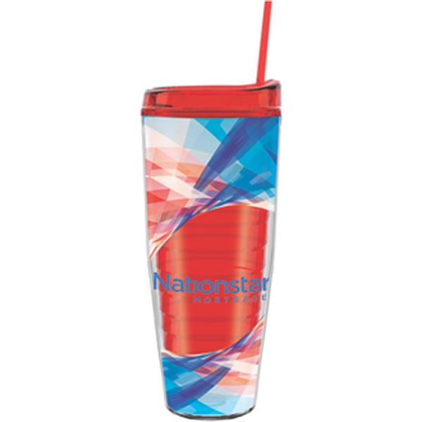 26 oz Made In The USA Tumbler w/ Lid  Straw - Image 8
