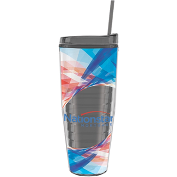26 oz Made In The USA Tumbler w/ Lid  Straw - Image 9