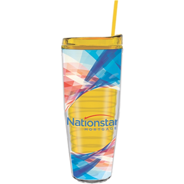 26 oz Made In The USA Tumbler w/ Lid  Straw - Image 10