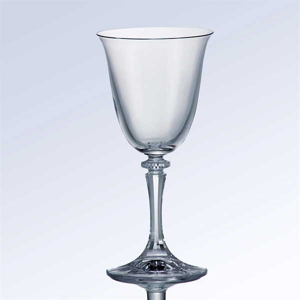 8.5 oz Non-Lead Crystal Kleopatra White Wine Goblet