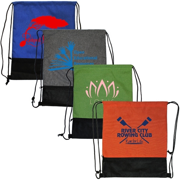 Mesh Pocket Backpack - Image 1