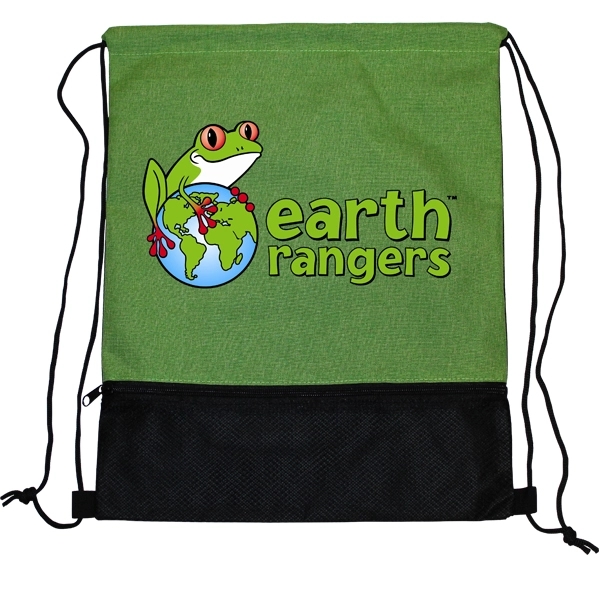 Mesh Pocket Backpack, Full Color Digital - Image 5