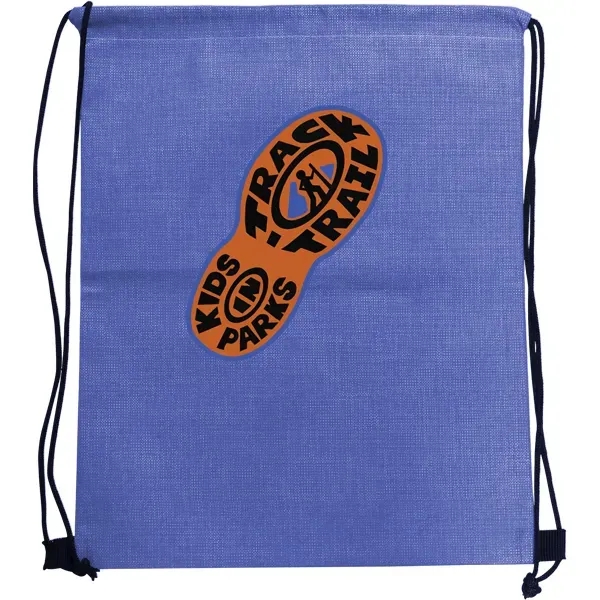 Criss Cross NW Drawstring Backpack, Full Color Digital - Image 4