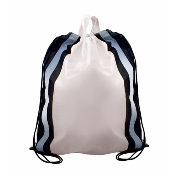 NW Reflective Drawstring Backpack, Full Color Digital - Image 13