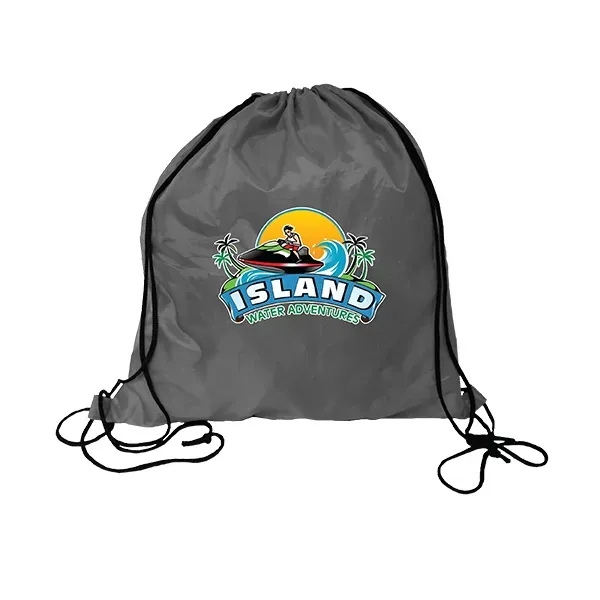 RPET Drawstring Backpack, Full Color Digital - Image 5