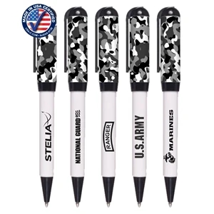 Certified USA Made, Camo "Euro Style" Twister Pen