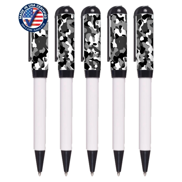 Certified USA Made, Camo "Euro Style" Twister Pen - Image 2