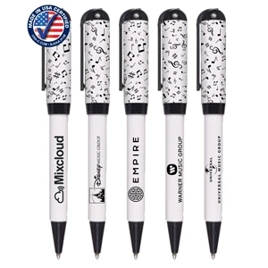 Certified USA Made, Music "Euro Style" Twist Pen