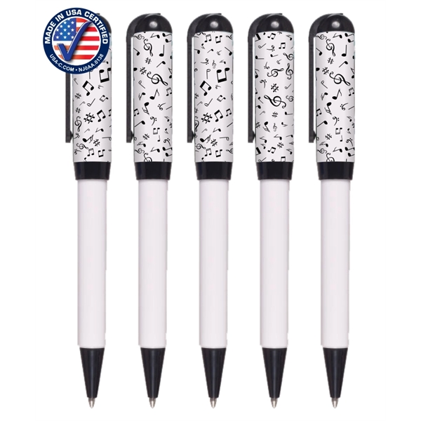 Certified USA Made, Music "Euro Style" Twist Pen - Image 2