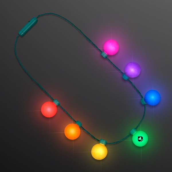 Light Globes Rainbow Party Necklace - Image 2