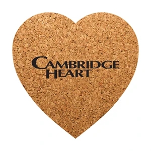 Heart Shaped Cork Coaster