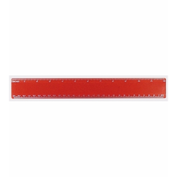 12" Beveled Plastic Ruler, Full Color Digital - Image 6