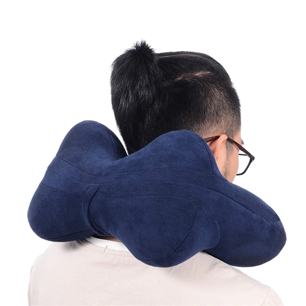 4 Hump Inflatable Pillow,Inflatable Pillow with Back Support - Image 3