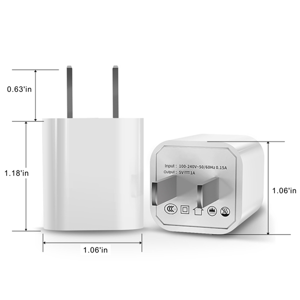 5W Mini Portable USB Wall Charger Adapter, AC Adapter, Trave - Image 6