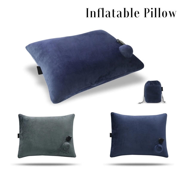 Inflatable Camping Pillow, Carry on Travel  Pillow.
